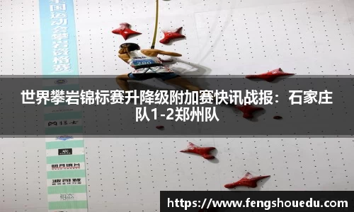 世界攀岩锦标赛升降级附加赛快讯战报：石家庄队1-2郑州队